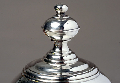 George I Silver Coffee Pot - Newdigate Family Armorial
